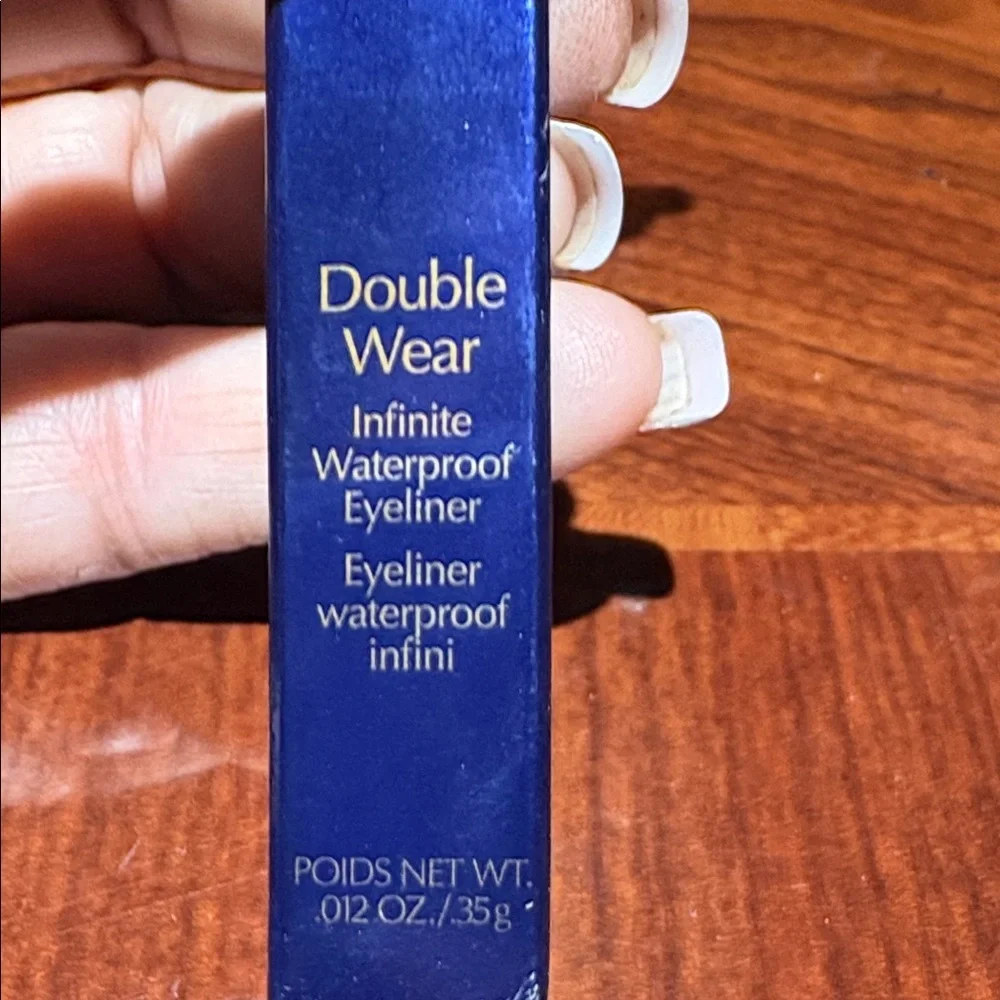 Estee Lauder DW Infinite Liner 01 Kohl Noir - Deep Blue & Gold Box